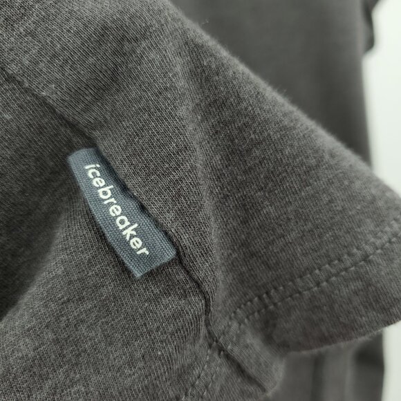 Icebreaker Central Classic Short Sleeve T-Shirt Short Sleeve M Gray - Picture 12 of 15